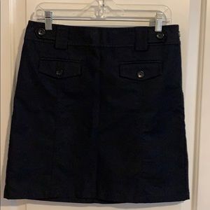 ANN TAYLOR navy summer skirt